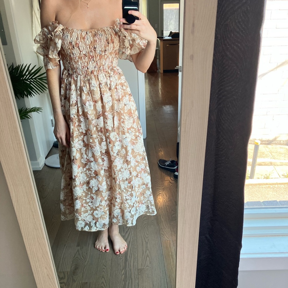 En Saison floral maxi